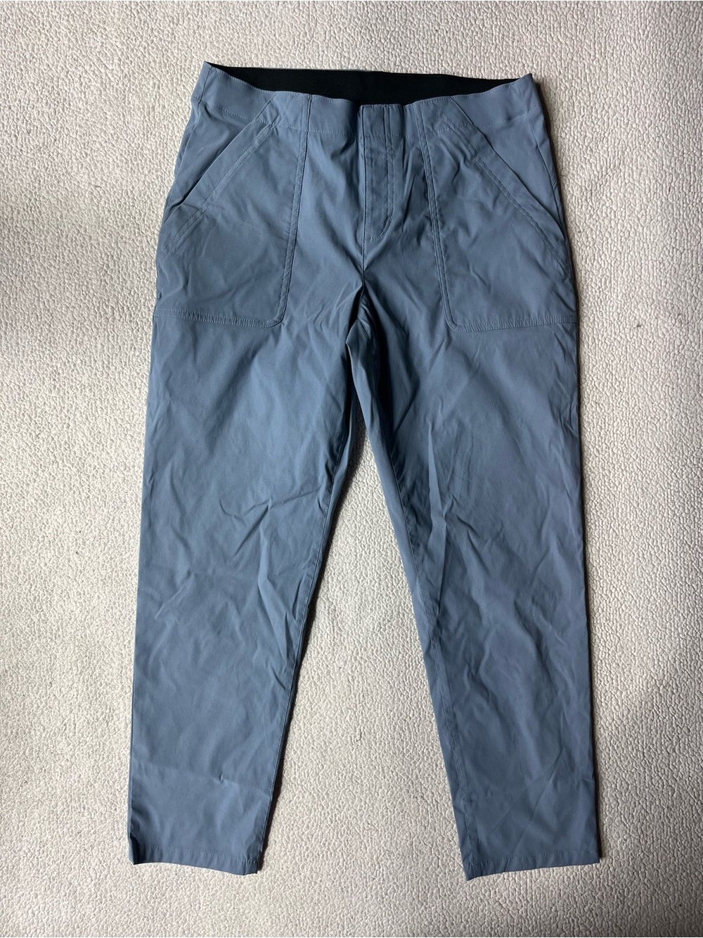 Eddie Bauer Horizon Straight Ankle Pants Hiking Blue Outdoor Womens 8